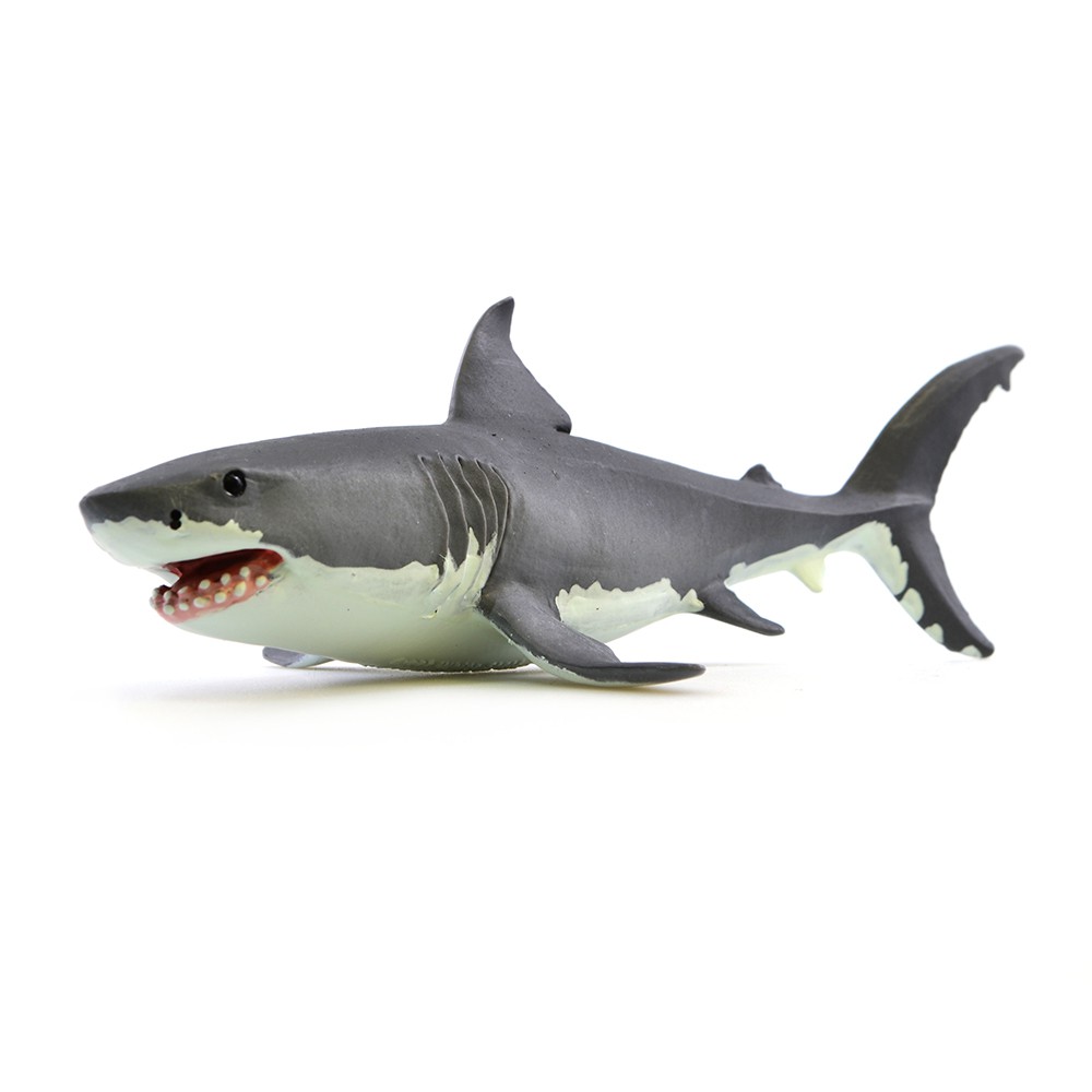 Miniatur Ikan Hiu Putih Great White Shark Safari Ltd 16 Cm