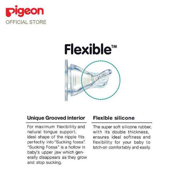 Pigeon Bottle Clear PP RP 120ml &amp; 240