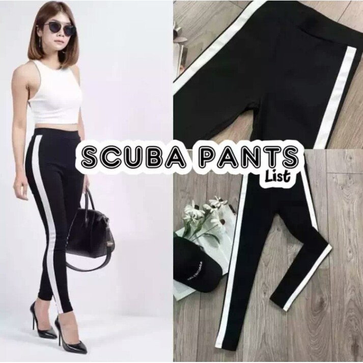 CELANA SCUBA PANTS LIST//CELANA SCUBA LUNA LIST TERLARIS// TONNI DJAYA