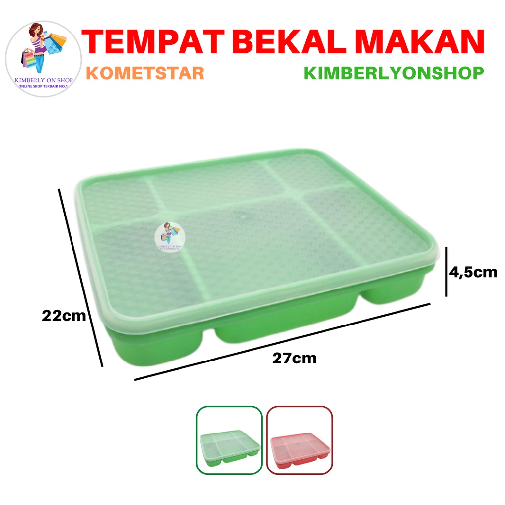 Tempat Makan Rantang Catering Segi Lunch Box Rantang Executive KOMET