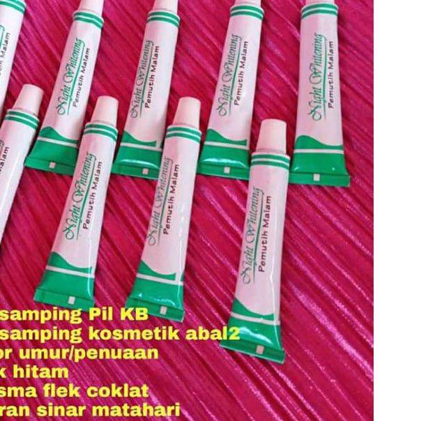 Flek dr Liz / Lis night Cream / Liz night whitening / saleb flek Lis skincare