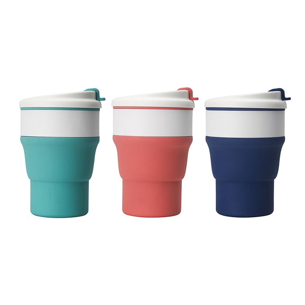 500ml compressed soft cup outdoor travel mouthwash portable hotel cup creative folding coffee cup OW