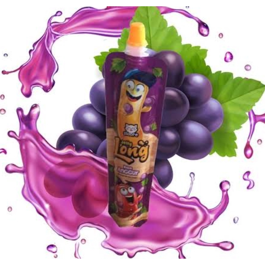 

Long jelly rasa buah ( 10 pcs )