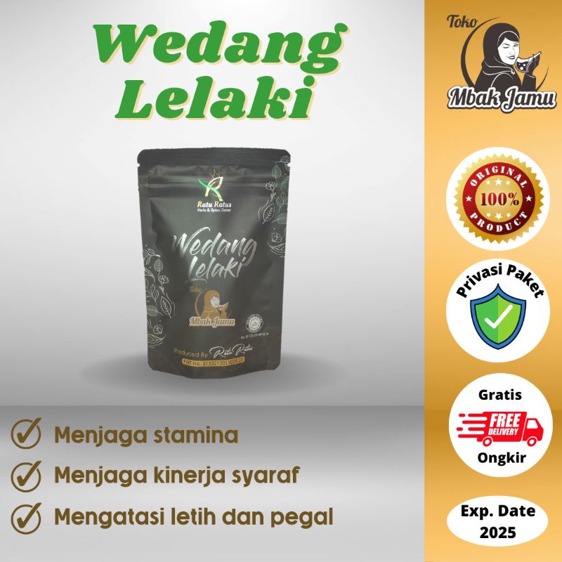 

WEDANG LELAKI Celup Stamina Pria Anti Pegal Linu