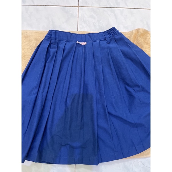 preloved rok sekolah biru seragam SD strada
