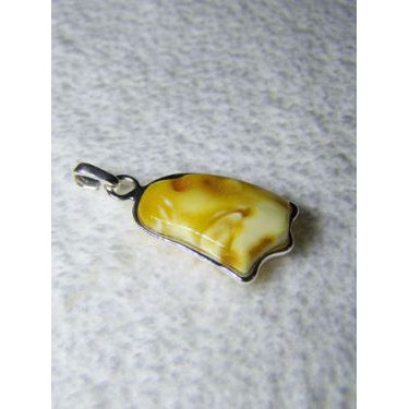 Natural Baltic Amber Pendant Sterling Silver 925 JAR109