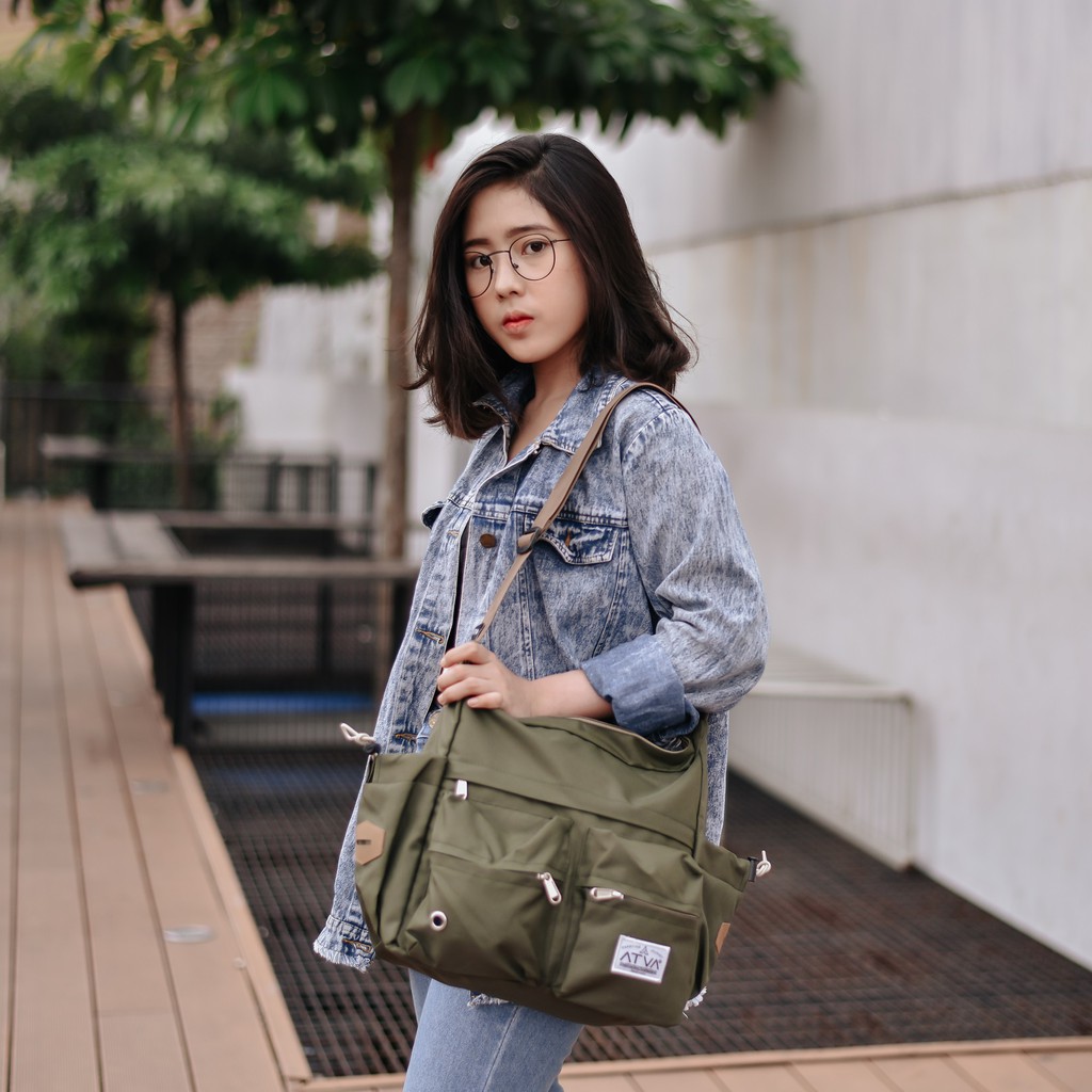 ATVA BAG - BOUNCE OLIVE SERIES / TAS SELEMPANG