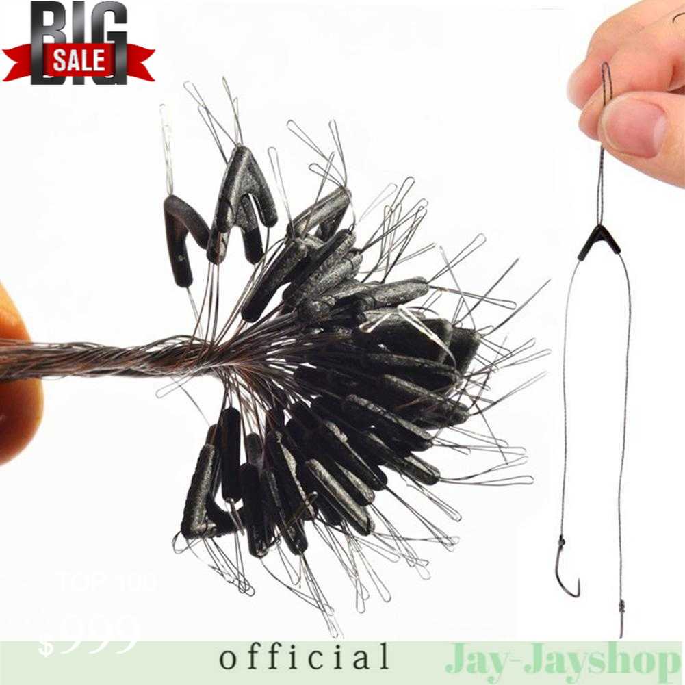 Double Hooks Contractor Fishing Line Kail Pancing 50 PCS