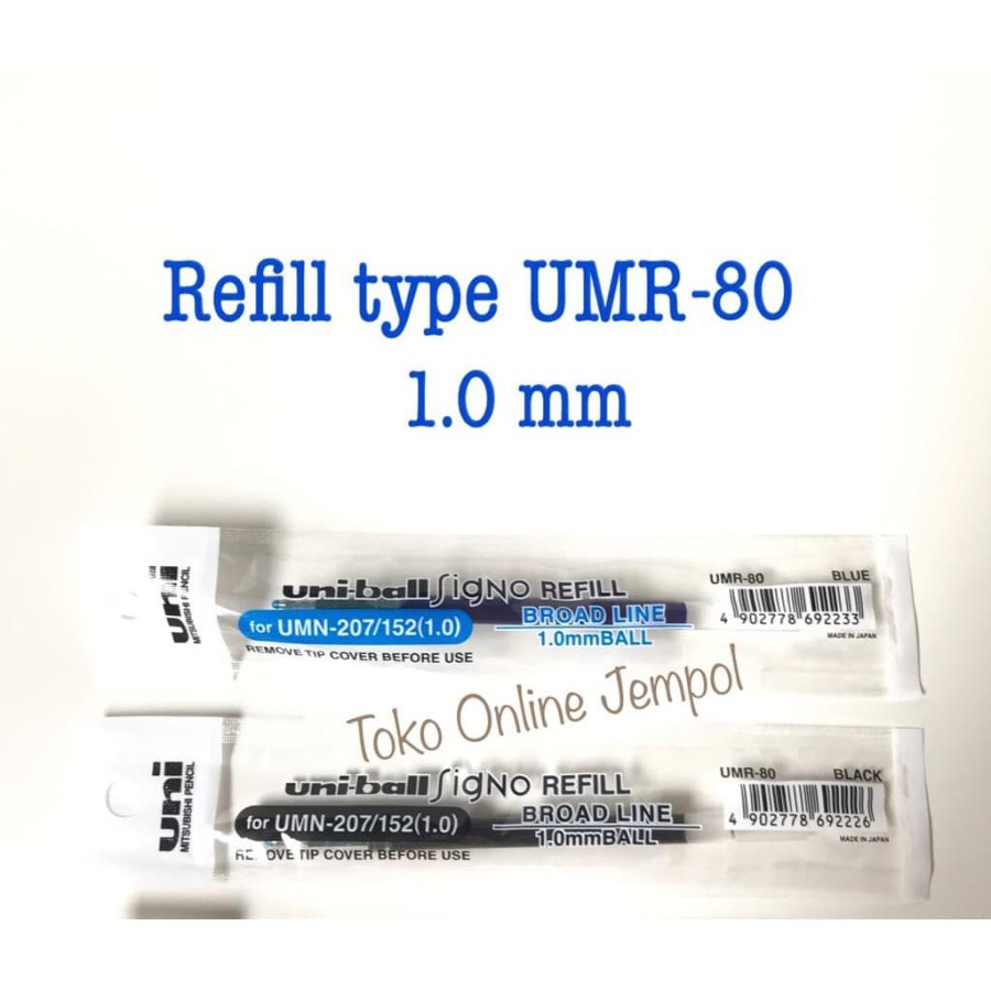 

UMR-80 Refill Pulpen Signo isi ulang pen broad UMN 1.0 mm ATK0881UN