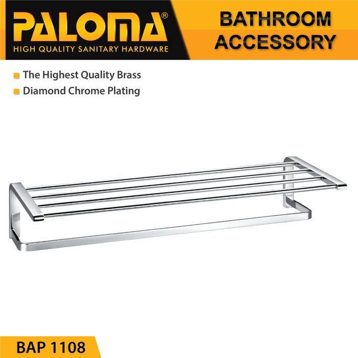 PALOMA BAP 1108 Rak Handuk Baju Gantungan Hanger Dinding Kamar Mandi