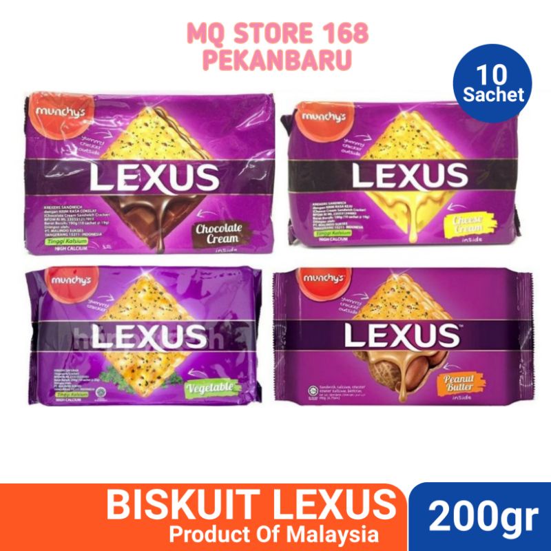 

Lexus Biskuit Vegetable - Chocolate - Peanut Butter - 190gr Product Of Malaysia