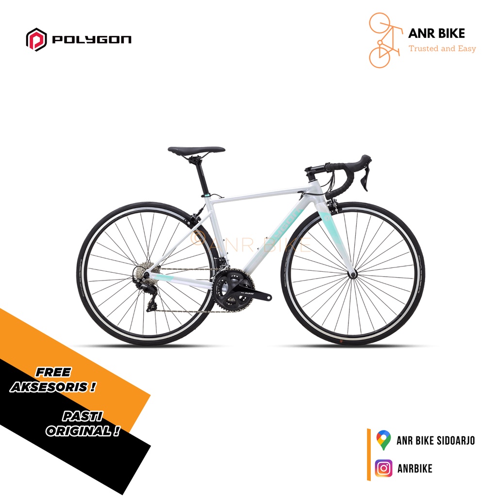 Road Bike STRATTOS S5 RIM 2022 Polygon Sepeda Balap NEW - Original
