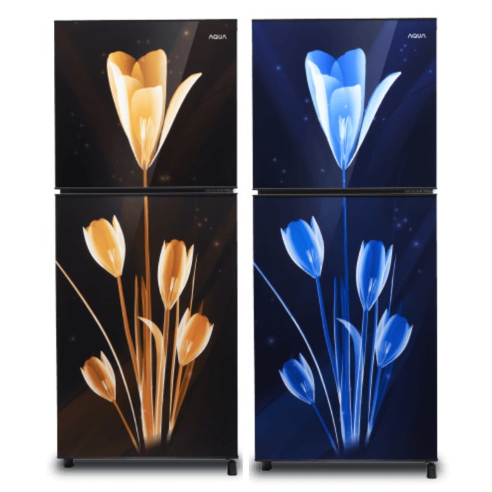Kulkas 2 pintu AQUA AQR-D251 LK/LB New Design & Low Watt