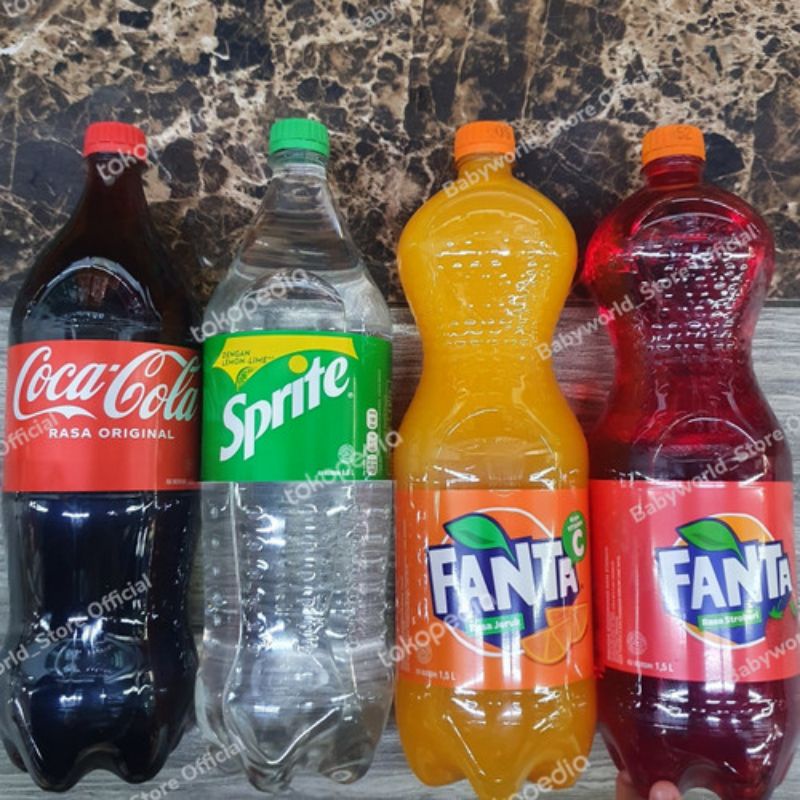 

sprite fanta Coca cola 1,5 l