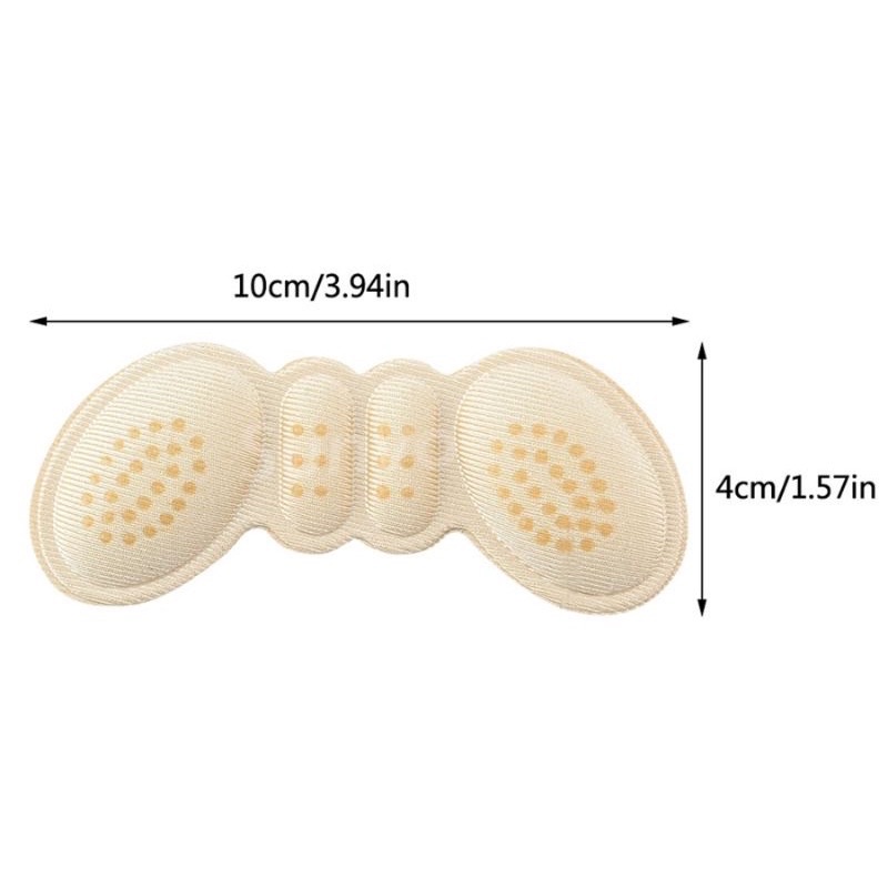 BANTALAN SEPATU SHOESPAD BELAKANG 4D PELINDUNG TUMIT BELAKANG ANTI LECET BANTALAN SEPATU KEBESARAN 4D