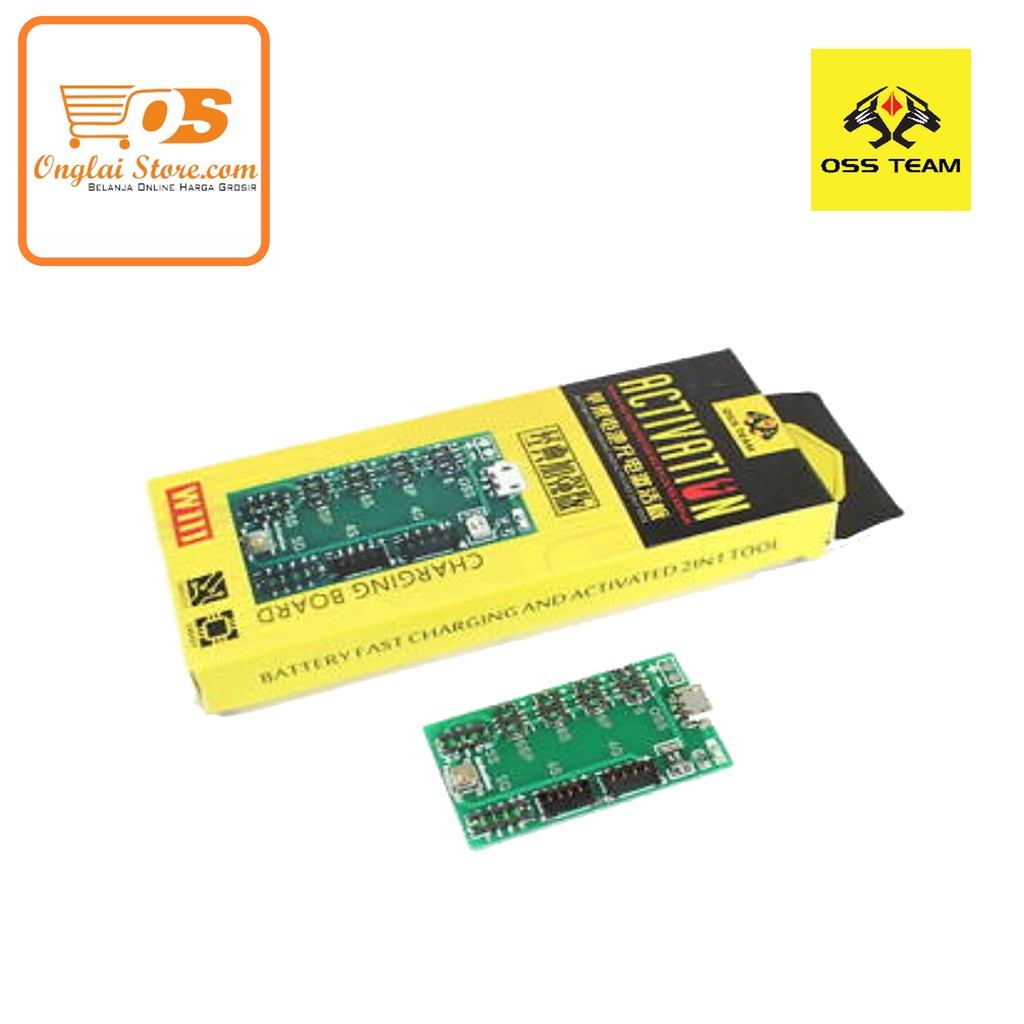 KABEL TEMBAK BATTERY IPHONE OSS TEAM W111 CHARGING BOARD ORIGINAL