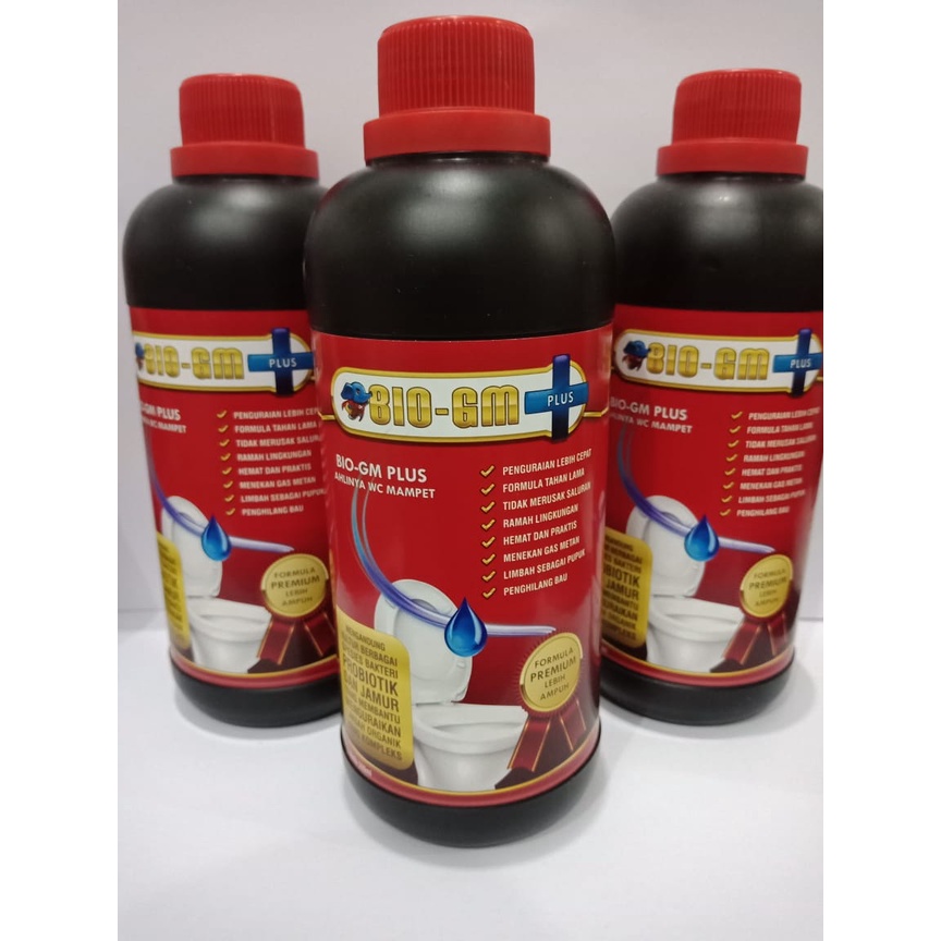 BIO GM PLUS Ampuh Mengatasi WC / Septic Tank Mampet 500ml