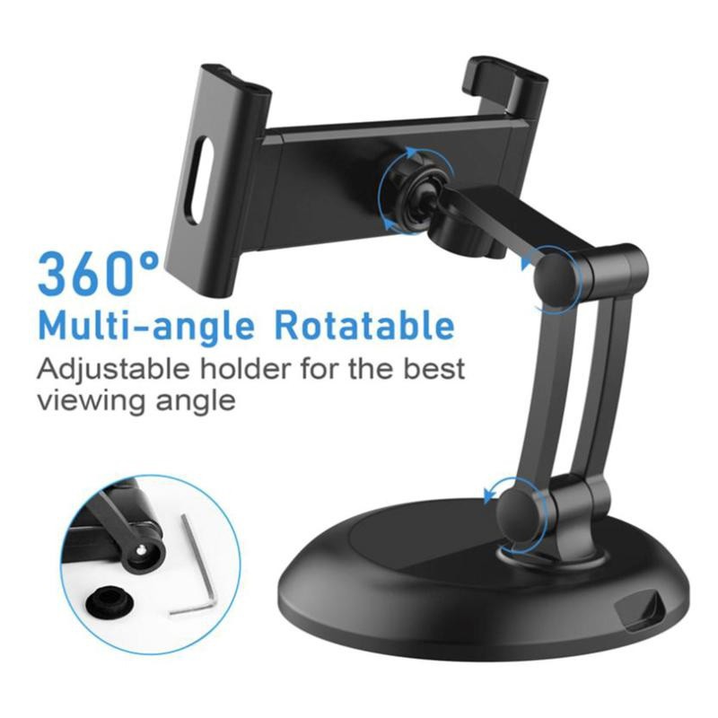 Desktop 360 Multi-Angle Rotatable Phone and Tablet Holder - Holder Smartphone Universal 360