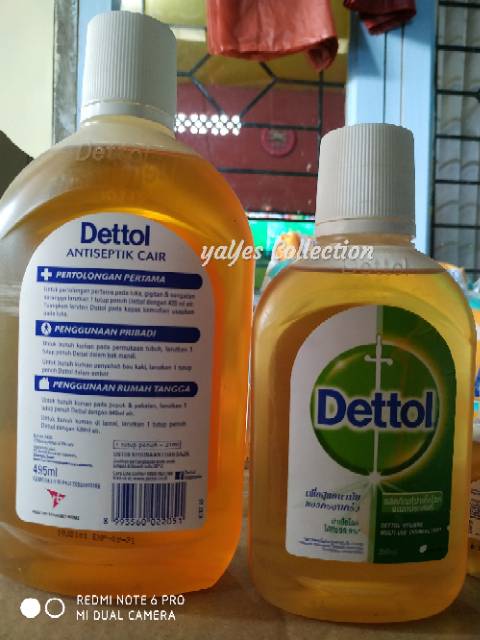 Sabun cair Dettol 45 - 95 - 245 - 495 ml anti bakteri antiseptik perlindungan anak bayi dewasa kuman