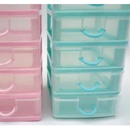 ❅ Laci mini Container Susun 5 Kenzo Viola / Laci Plastik / Laci Viola ❆