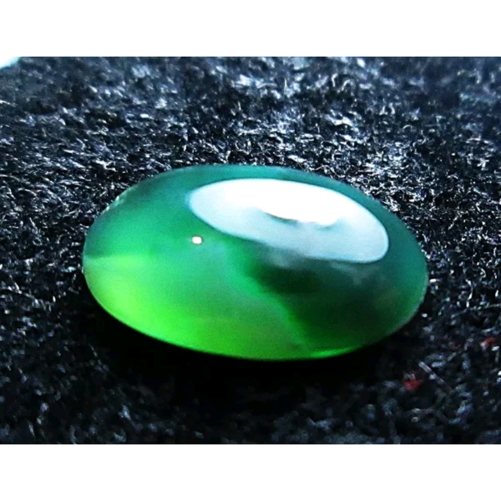 BACAN DOKO batu akik natural bacan coklat kura doko gulau kristal giwang size 14mm