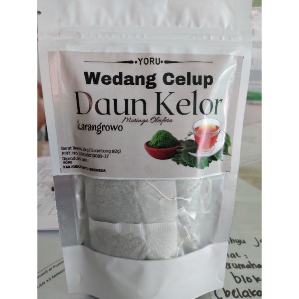 

Teh Celup Daun Kelor