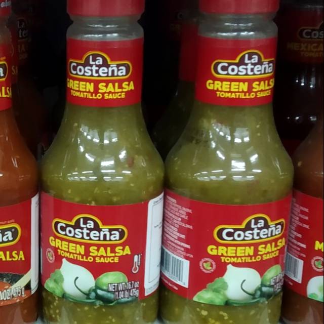 

La costena green salsa tomatillo sauce 475gr import sauce tomat