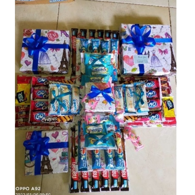 

kado box isi snack