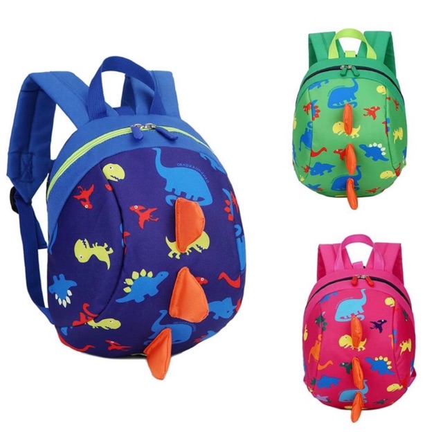 Tas Boy Girl Backpack with Safety Harness Leash Playful School Bags