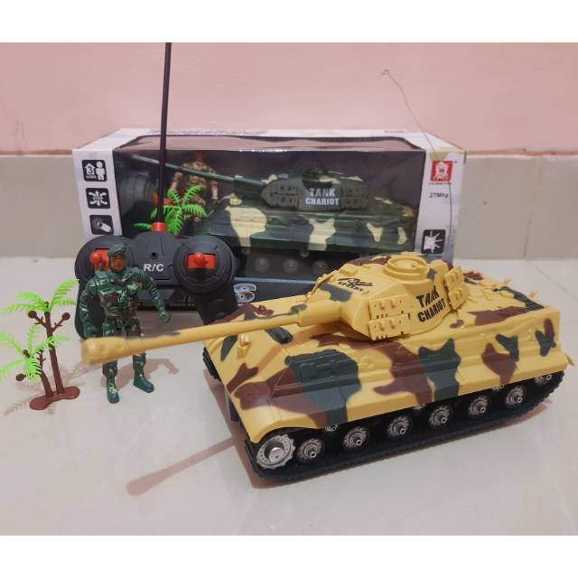 Mainan Mobil Remote Control Tank Panser - RC Tank Panser - Remote Control Tank Perang