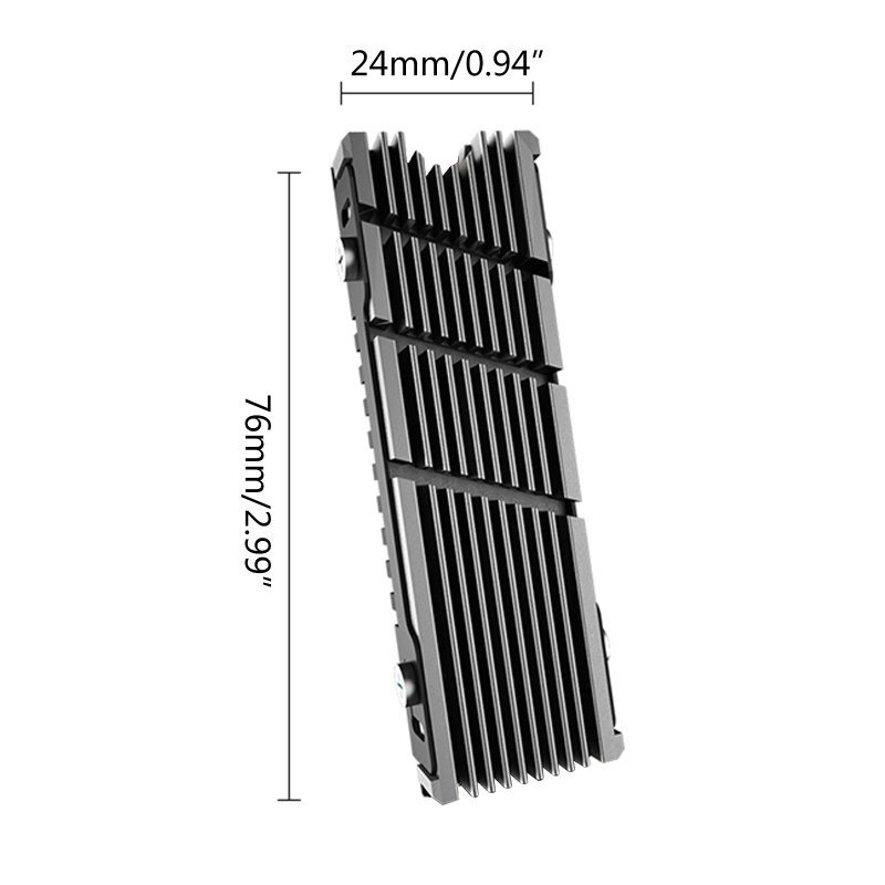 Bt Aluminium Super Kuat Untuk M.2 2280 SSD Solid State Hardisk Heat Sink Dua Sisi 2280desk HDD NGFF NVME Radia