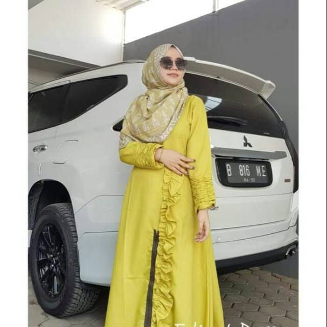 GAMIS LONG TUNIK SUPER JUMBO GAMIS CANTIK by RAYHANUN ld 90 sampai 150 160 170 180