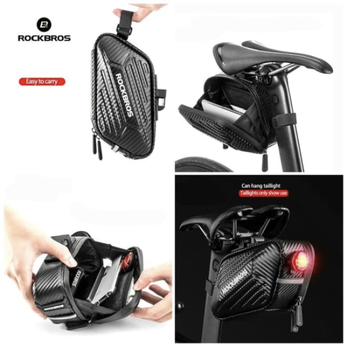 Tas sadel sepeda Rockbros WT-099 waterproff tas sepeda seli, mtb, road