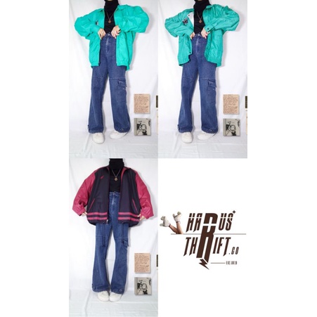 (TERBARU 8/6/22 slide 27-38) THRIFT VINTAGE JAKET OVERSIZE MURAH-4