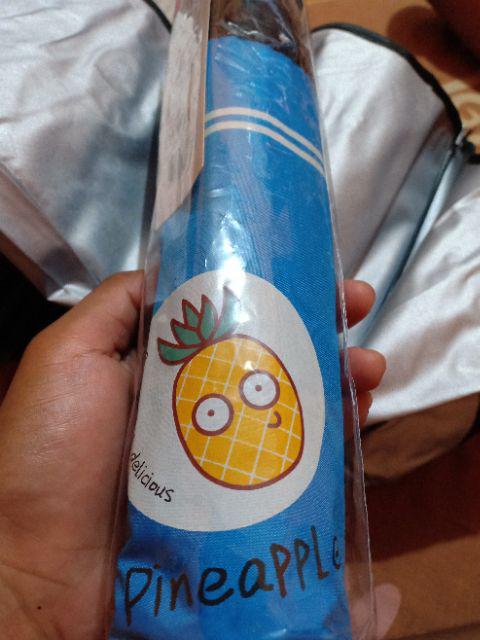 Payung Lipat 4 Fancy Karakter Pineapple Anti Uv Merk Osaka Bw-123
