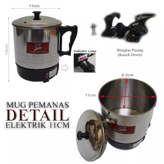  Alat  Masak  Praktis Mug Elektrik Panci Elektrik Teko 