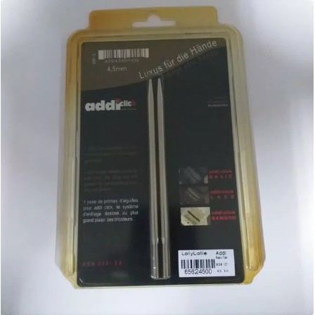 ALAT JAHIT JARUM BENANG RAJUT  Addi Basic Tips 4,5mm