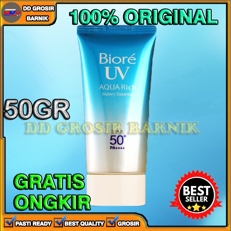 [DGB] BIORE UV AQUA RICH 50GR WATERY ESSENCE SPF 50+ GEL SPF50 SUNSCREEN SKINCARE SUNBLOCK