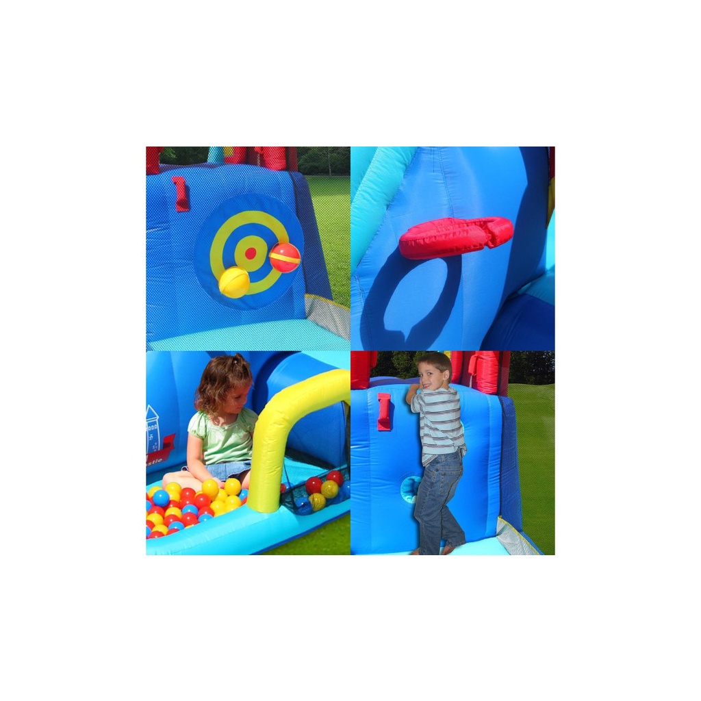 HAPPY HOP 9071R ISTANA BALON 8 IN 1 JUMPING CASTLE