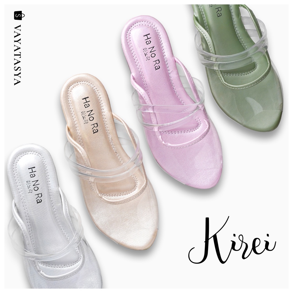 Vayatasya Ha No Ra | Kirei / Slip On Anak Perempuan | Sandal Sepatu Transparan