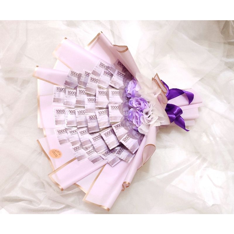 Bouquet Uang ASLI pecahan 10ribu