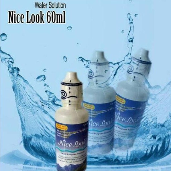 Nice Look / Cairan Pembersih Softlens Merk Nice Look / Cairan Nice Look 60Ml Depkes.