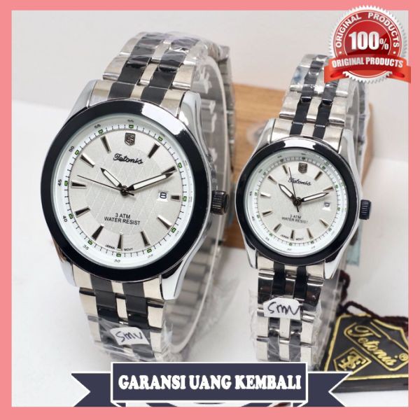 Jam Tangan Couple Tetonis Original New Water Resist Berkualitas