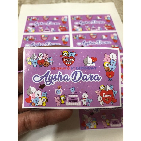 

Thanks Card Happy Birthday