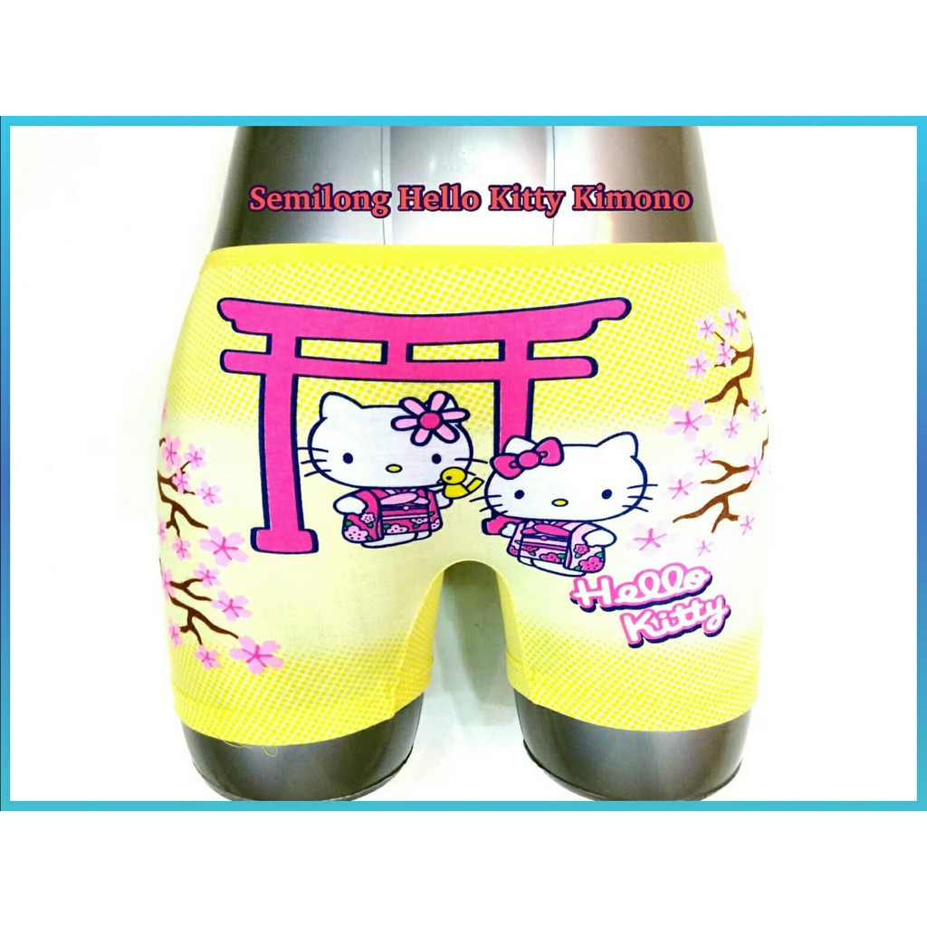 Celana Dalam Boxer Anak Perempuan Semilong Hello Kitty