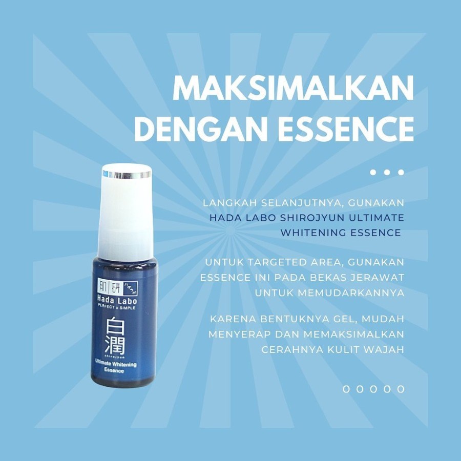 Hada Labo Shirojyun Ultimate Whitening [Lotion/Milk/Cream/Essence/FaceWash/Mask]