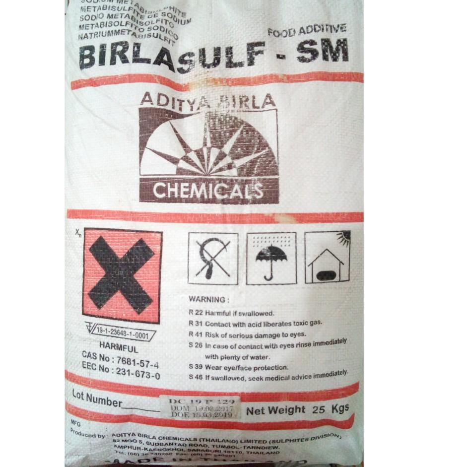 

[PROMO 0PM71] SODIUM METABISULFIT / SODIUM METABISULPHITE / SMS / NATRIUM || 1 kg Bestseller