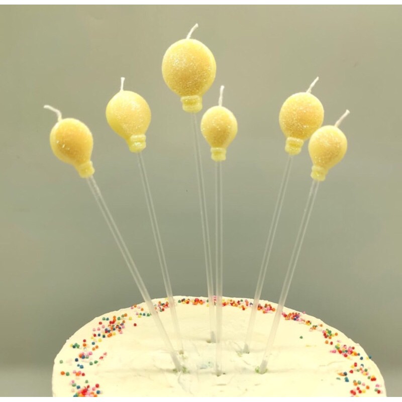 Lilin Ulang Tahun Bentuk Balon Tinggi Lilin Ultah