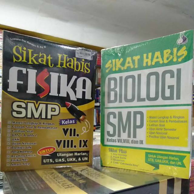 Sikat Habis Biologi Fisika SMP kelas 7 8 9 - Latihan Soal Biologi SMP - Bank Soal Fisika SMP