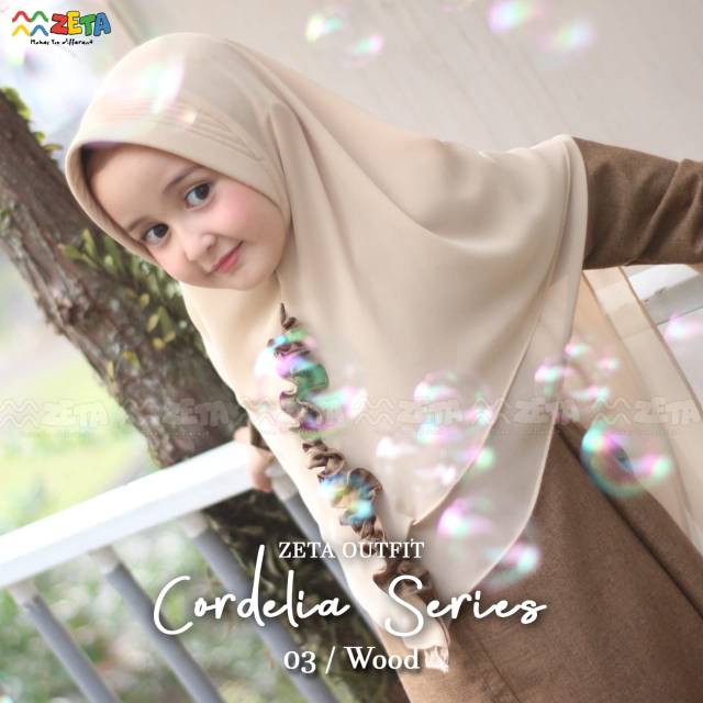 Rumah Gamis Anak (Zeta Cordelia Coklat/Wood)